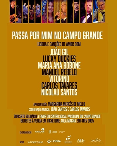 Concerto solidário “Passa por mim no Campo Grande”