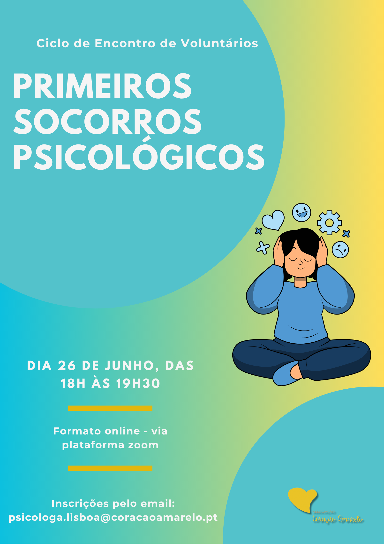 Ciclo de Encontro de Voluntários Primeiros Socorros Psicológicos