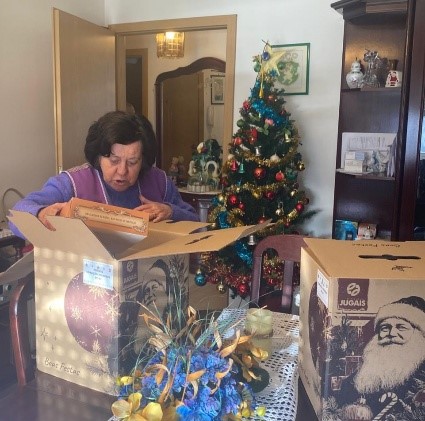 “distribuição de cabazes”