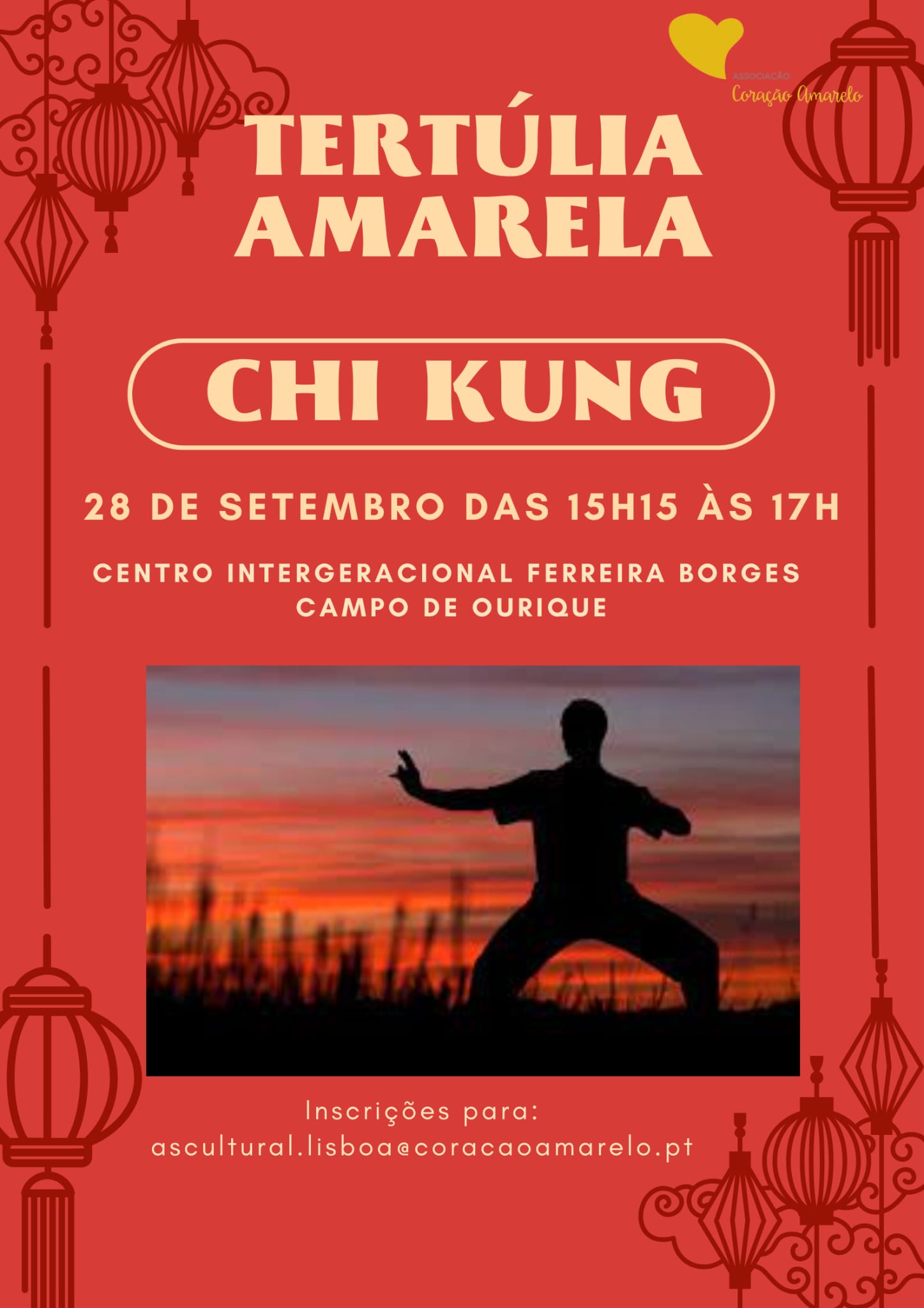 No passado dia  a Associação Coração Amarelo Delegação de Lisboa, participou na primeira sessão de trabalho do Conselho Municipal para a Pessoa Idosa, que terá como principal objetivo estimular a participação efetiva, bem como, a discussão e reflexão em torno dos desafios da Longevidade e do Envelhecimento.